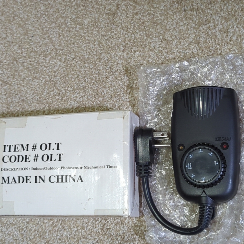 Photoelectric Switch Indoor/Outdoor Mechanical Timer With Original  Box